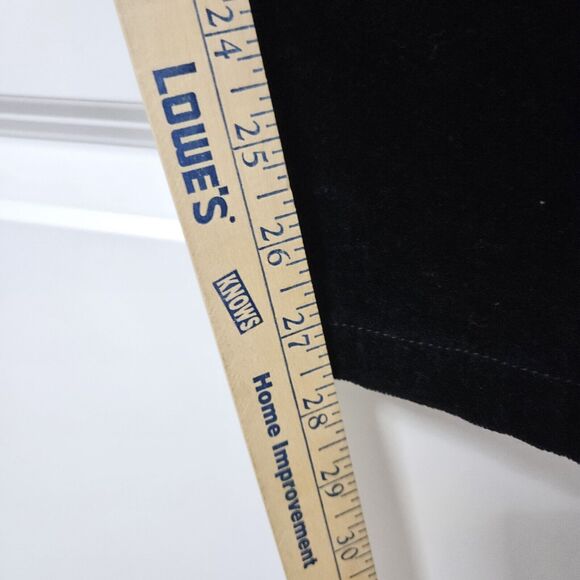 John Mark Velvet Skinny Jeans Women's 14W (34x27.5) Black Velour Straight NWT - Picture 6 of 9